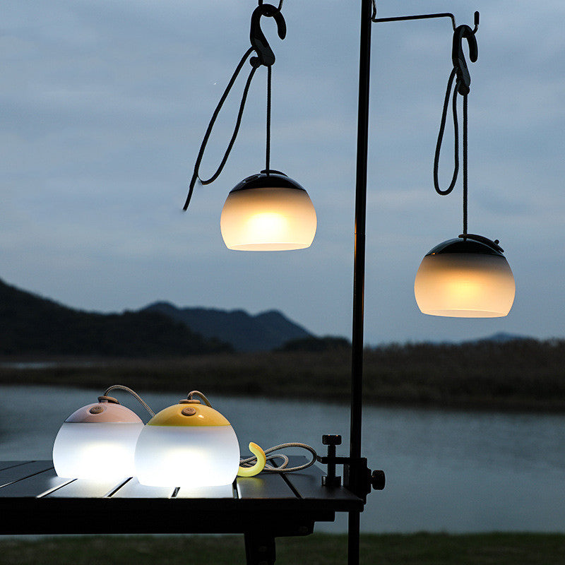 Multifunktionel Vintage Campinglampe – USB Opladbar, Vandtæt Design til Udendørs Aktiviteter, Let og Kompakt-3