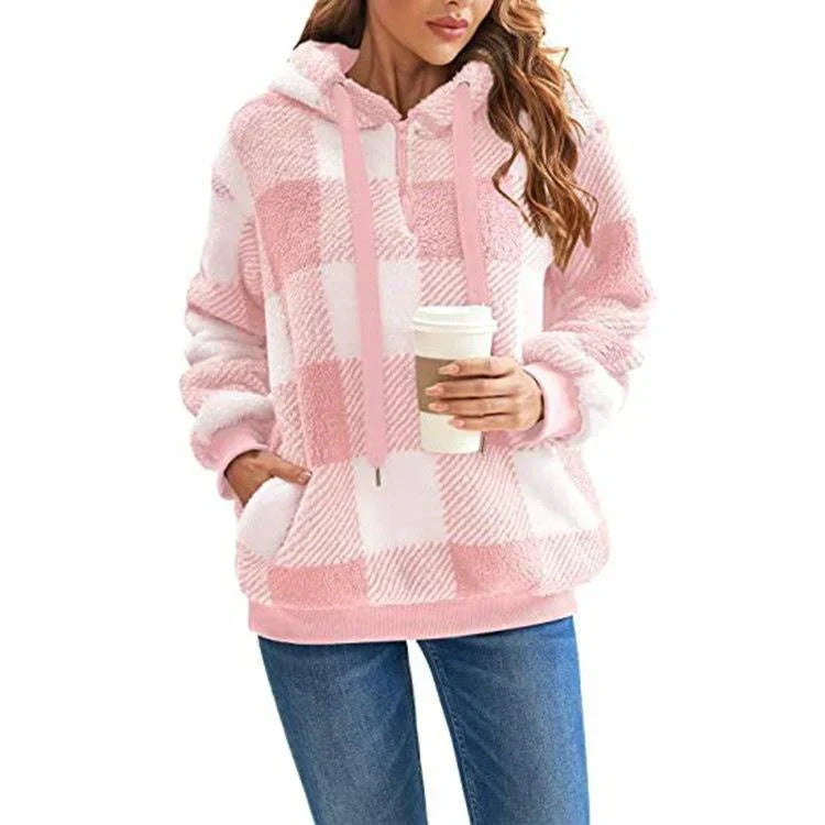 CozyChic - Dametrøje | Behagelig trøje med halv lynlås til enhver lejlighed!