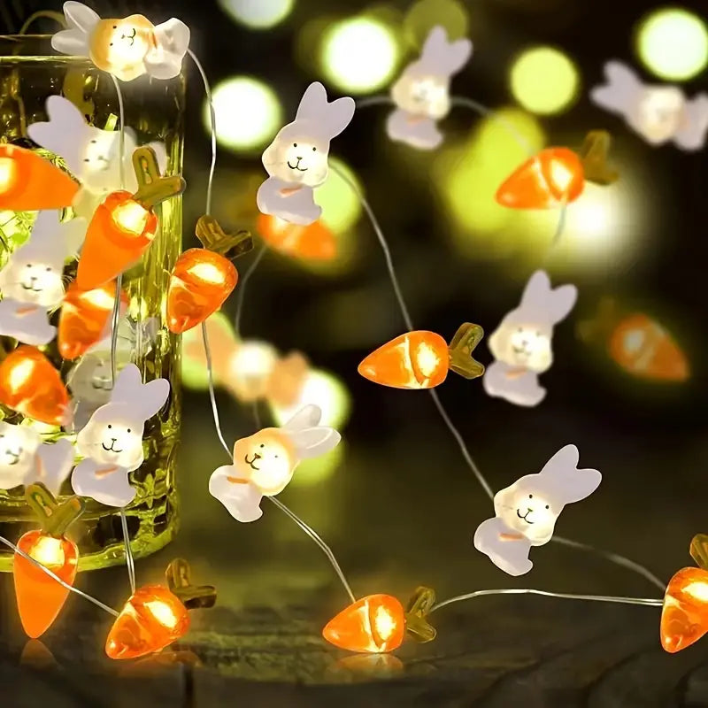 LumiFest - LED-lamper med kaninrod i kobbertråd