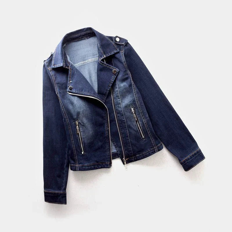 ChicDenim - Klassisk fusionsdenimjakke | Alsidig elegance til enhver lejlighed