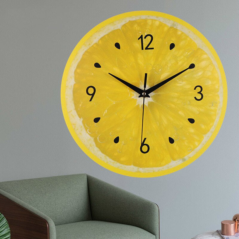FreshTime - Vægur citron - Levende citrusdesign