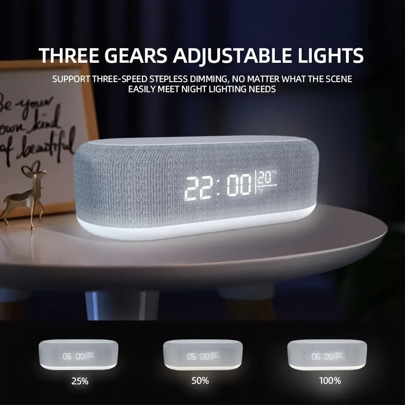 SmartGlow - intelligent digitalt vækkeur med trådløs opladning