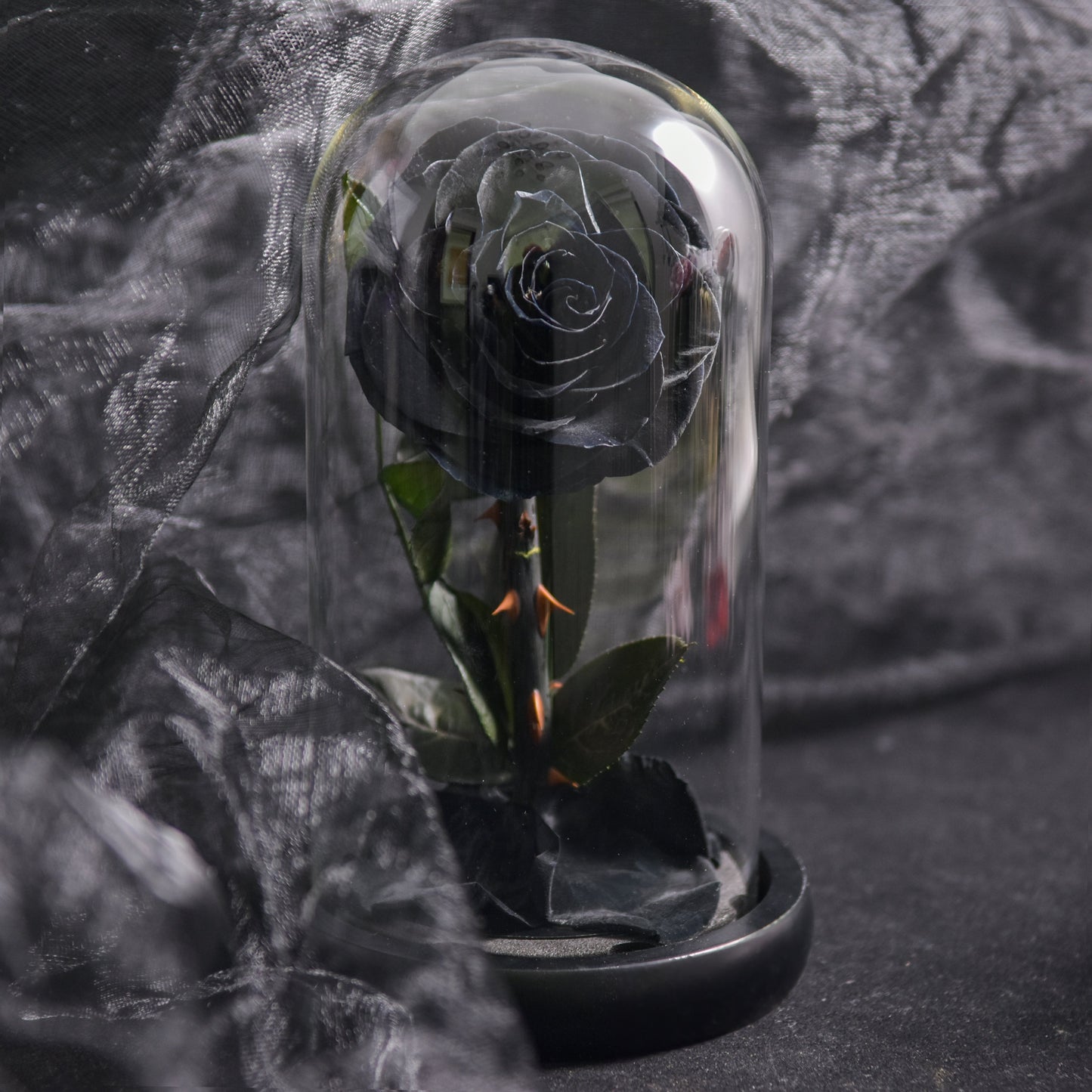 EternalBloom - Forever Rose, evighedsrose i glaskuppel, 3 dages leveringstid, blå