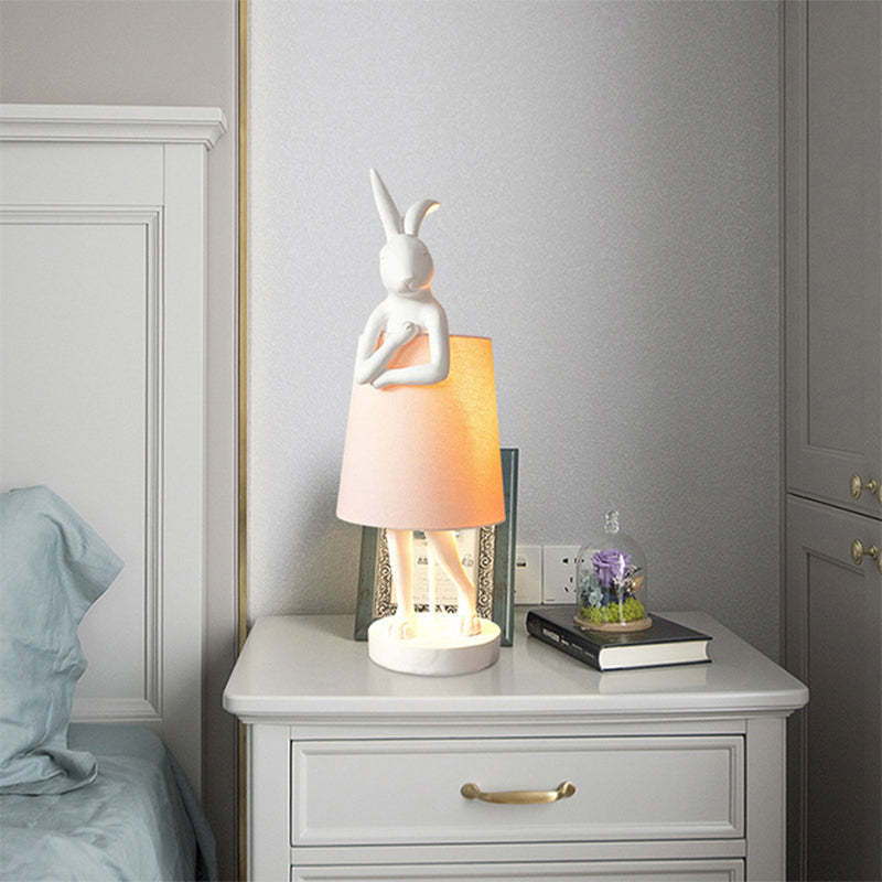 Variant image for Elegant LED Tafellampe i Guld og Hvid – Resin og Metal Design til Stue og Soveværelse, Dæmpbar og Energibesparende-2