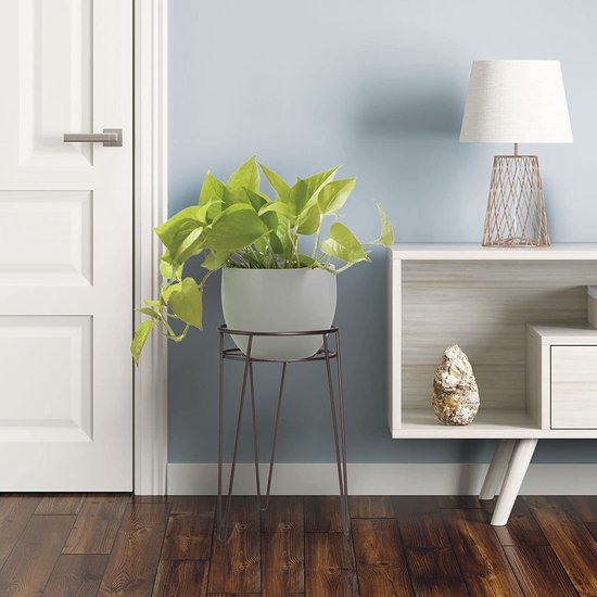 GreenStyle - mDesign Midcentury sæt med 3 gulvplanter i metal