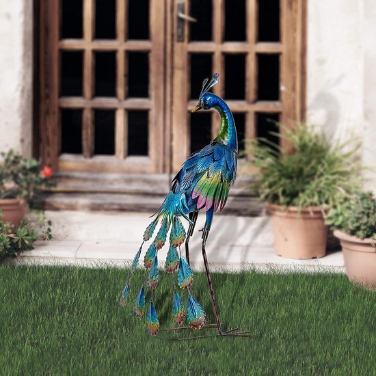 PavoDecor - Haveskulptur med levende påfugleindretning