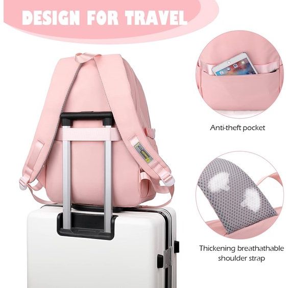 ErgoPack - Ergonomisk skolerygsæk i polyester med LED-boks