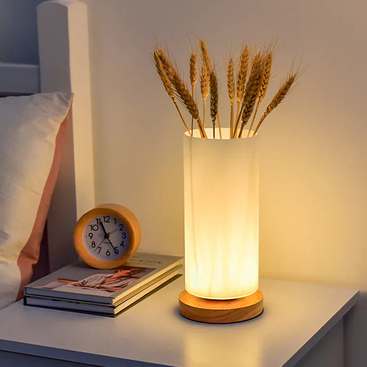 Håndlavet Blomsterlampe med Unikt Design og Blødt Lys – Atmosfærisk Belysning til Dit Hjem-3