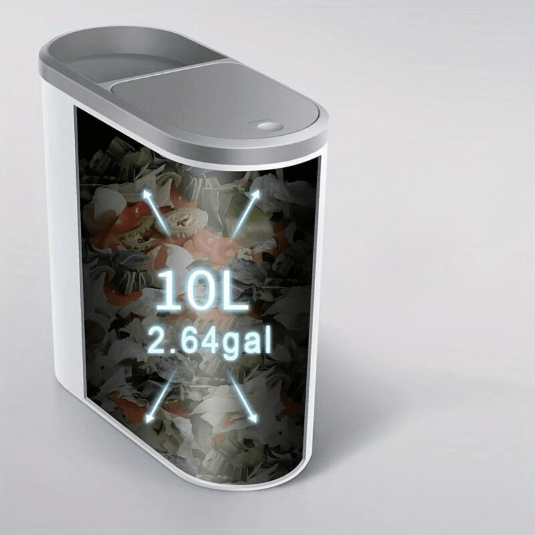 10L Affaldscontainer med Låg – Pladsbesparende og Støjsvag Design til Badeværelse-6