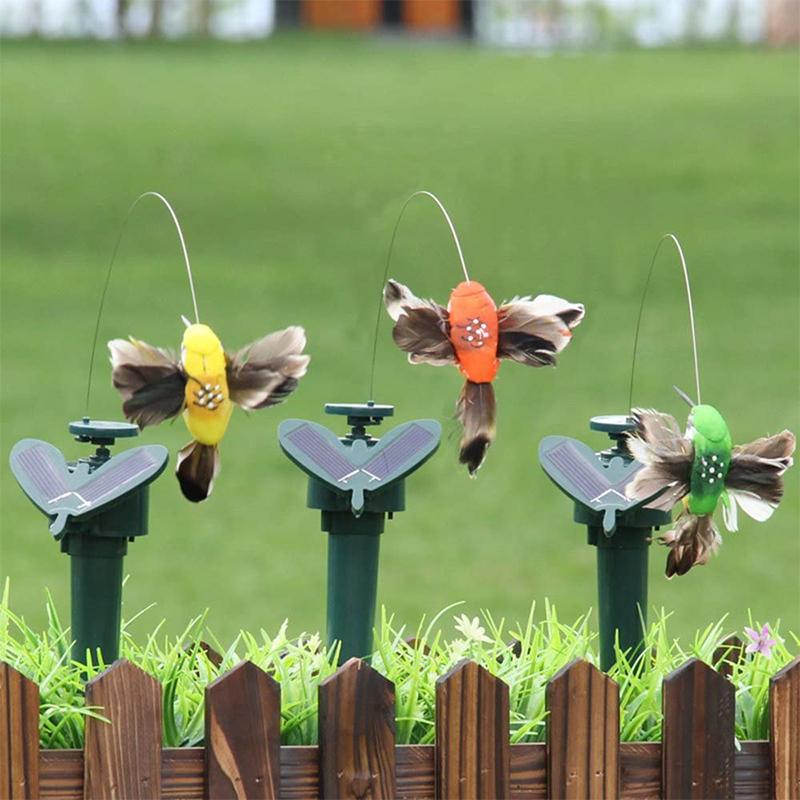 SolarFlair - Solcelledrevet dansende kolibri og sommerfugl