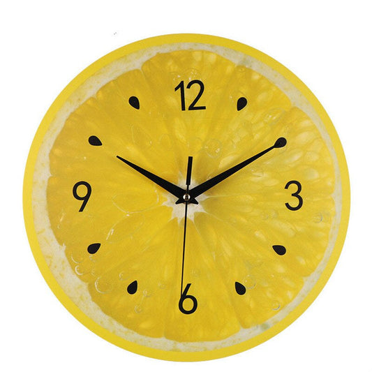 FreshTime - Vægur citron - Levende citrusdesign