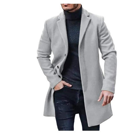 Walker - Lang trenchcoat til mænd | Klassisk elegance til køligere dage