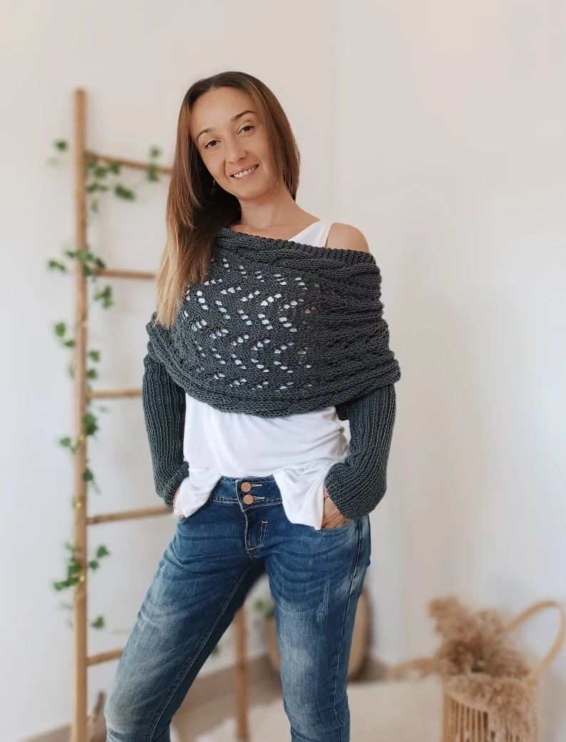 CozyKnit - Behageligt strikket tørklæde | Alsidig elegance til enhver lejlighed