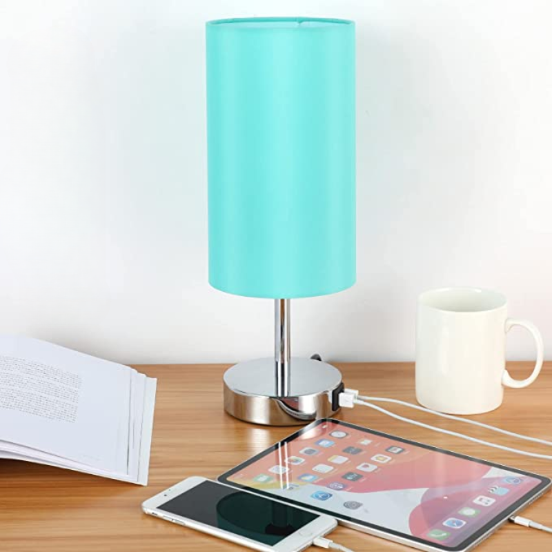 LuminaTouch - Dæmpbar touch-bordlampe med USB-opladningsporte