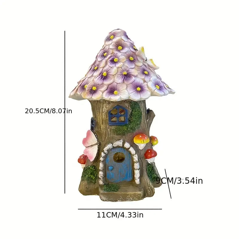 SolarFlair - Solcelledrevet natlampe til blomsterhus