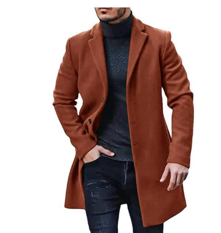 Walker - Lang trenchcoat til mænd | Klassisk elegance til køligere dage