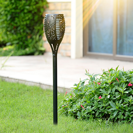 SolarFlame - Solcelle-lommelygter med blinkende LED-flamme