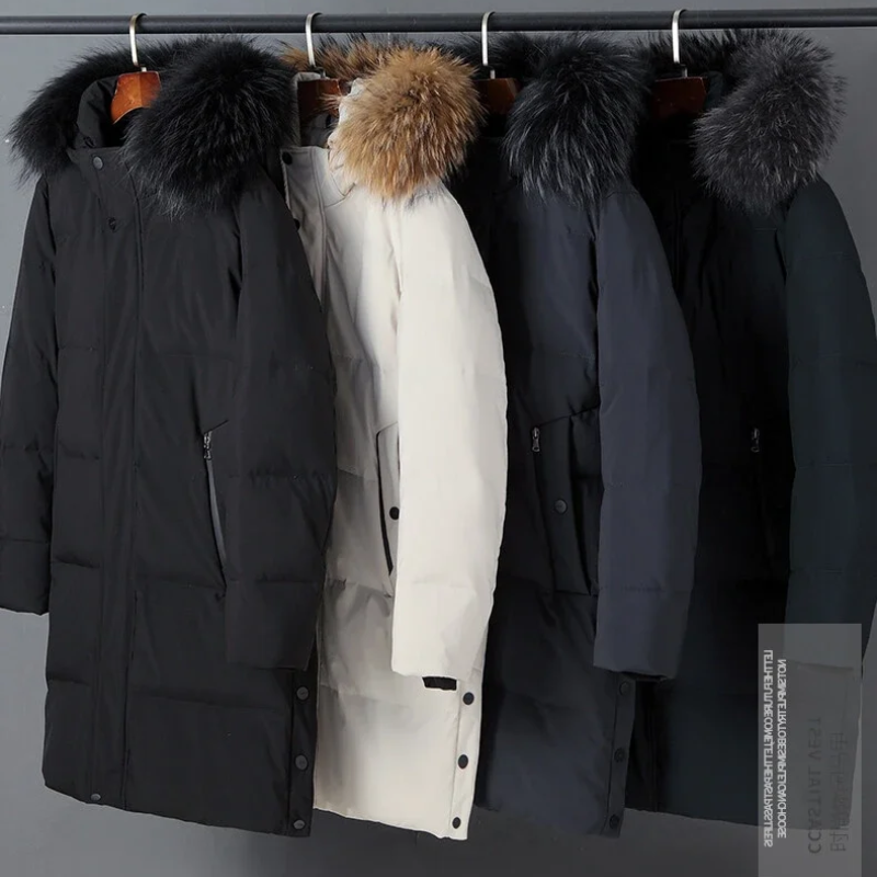 FrostGuard - Parka vinterfrakke til mænd | Elegant varme til kolde vinterdage