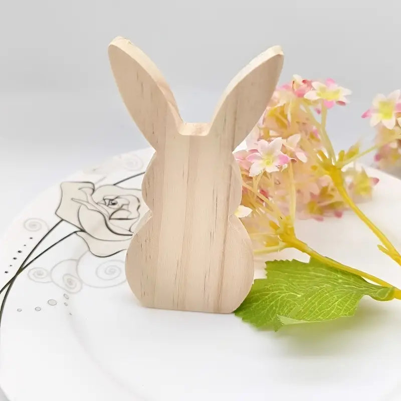 NaturStyle - Naturlige kaninfigurer lavet af træ