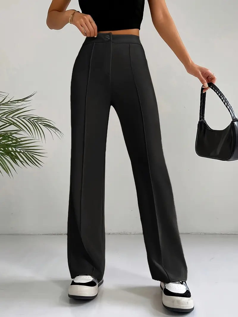 EleganzFit - Højtaljede slim fit-bukser | Stilfulde og figurflatterende