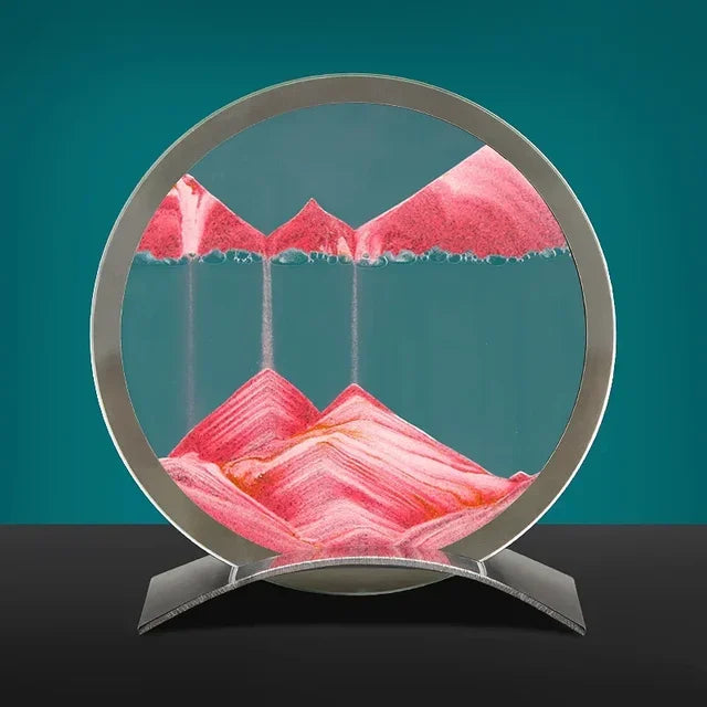 ZenGlow - Sand art bordlampe - Moderne dekoration af sandbilleder med LED-belysning
