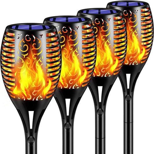 SolarFlame - Solcelle-lommelygter med blinkende LED-flamme