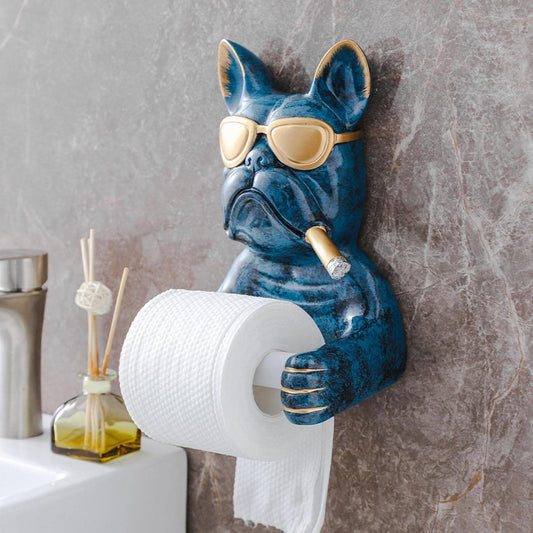 WuffiCare - Design toiletrulleholder | Hygiejnisk papirlommetørklædeæske i hundeform
