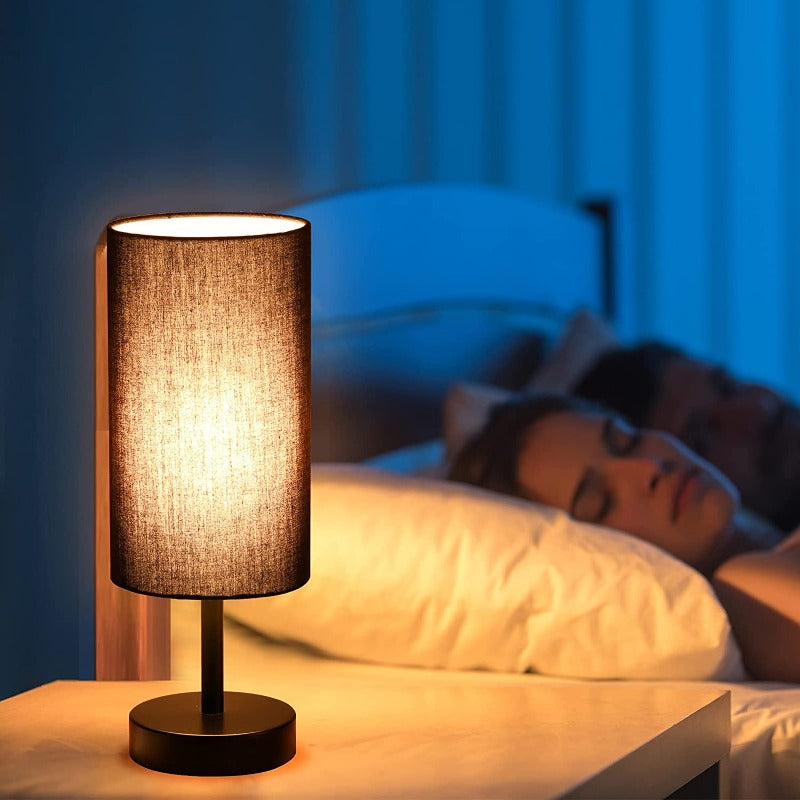 LuminaTouch - Dæmpbar touch-bordlampe med USB-opladningsporte