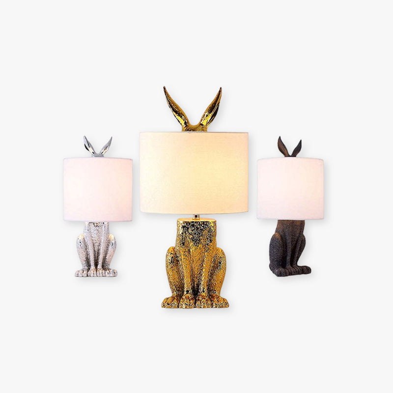 Moderne LED Bordlampe i Sort, Hvid og Guld – Elegant Metal Design til Stue og Spisestue-6
