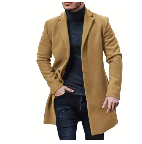 Walker - Lang trenchcoat til mænd | Klassisk elegance til køligere dage