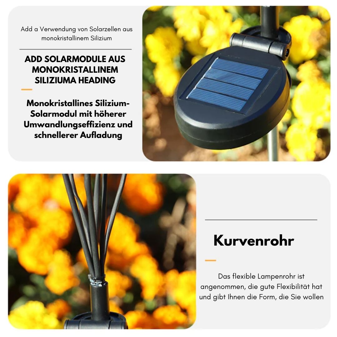 EcoLuxe - Firefly solcellelampe til udendørs brug