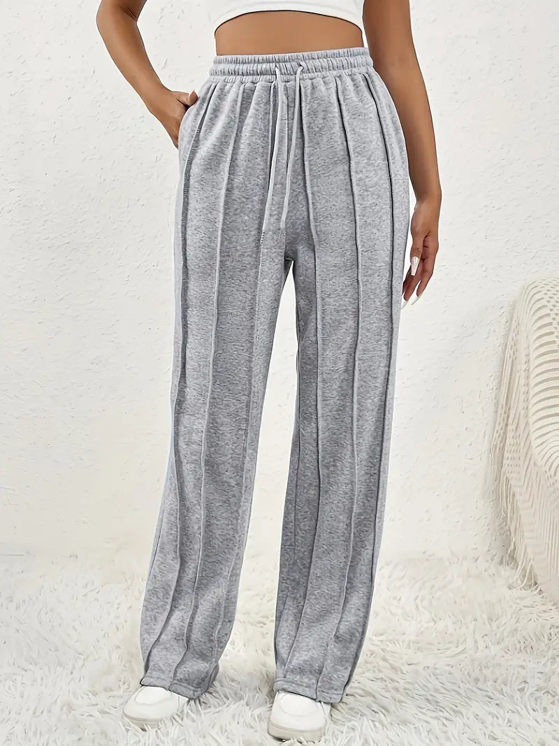 StyleEase - Trendy sweatpants med pintuck på benene | Stilfuld komfort til afslappede dage