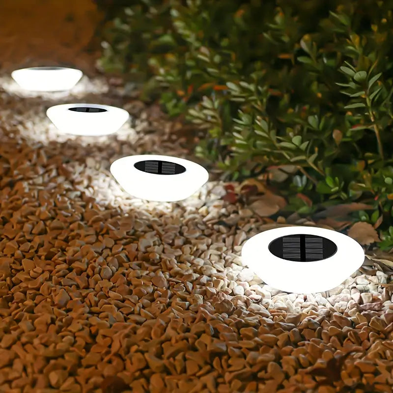 SolarLux - Luksuriøse og funktionelle solcelle-gulvlamper - 4 stk.