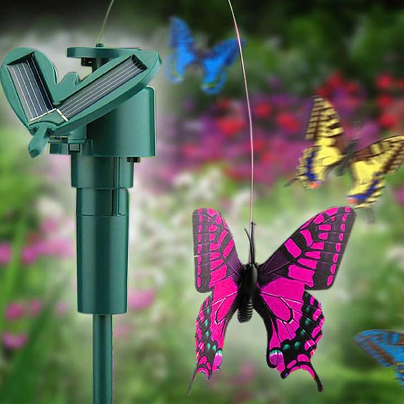 SolarFlair - Solcelledrevet dansende kolibri og sommerfugl