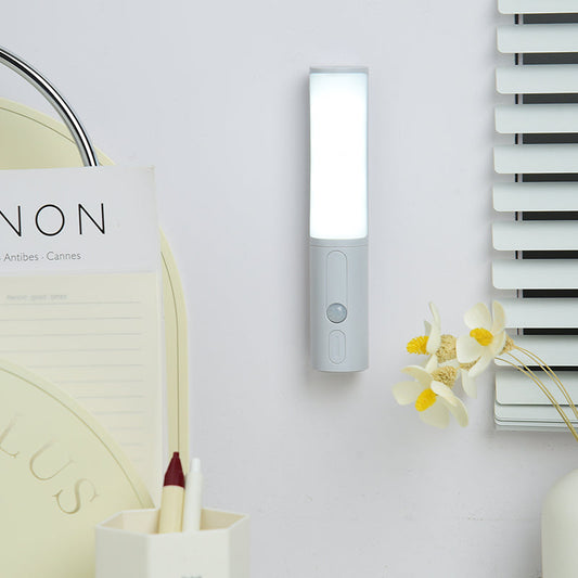 Smart LED Natlampe med Bevægelsessensor – Opladelig Dæmpbar Natlampe til Børn og Børneværelse-1