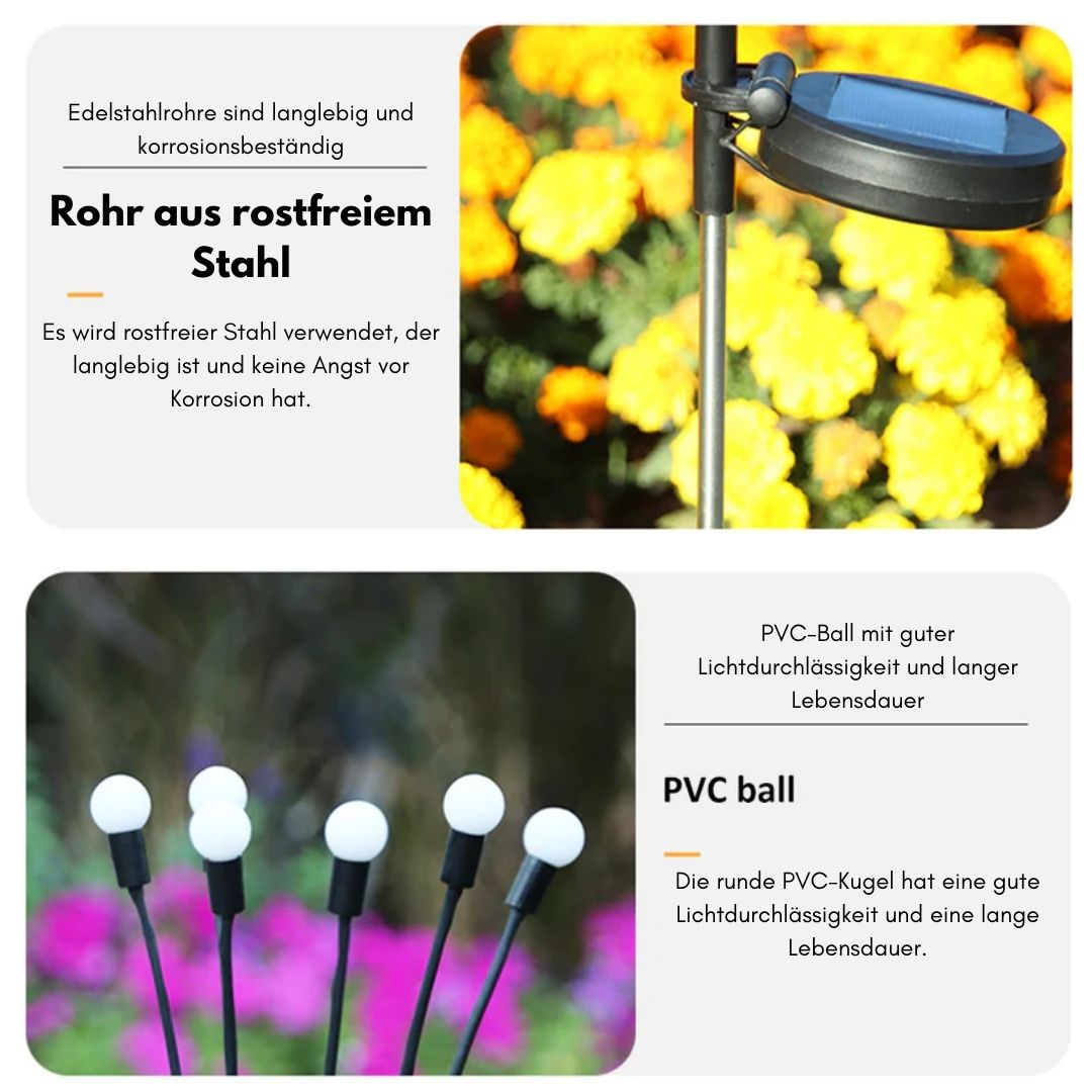 EcoLuxe - Firefly solcellelampe til udendørs brug