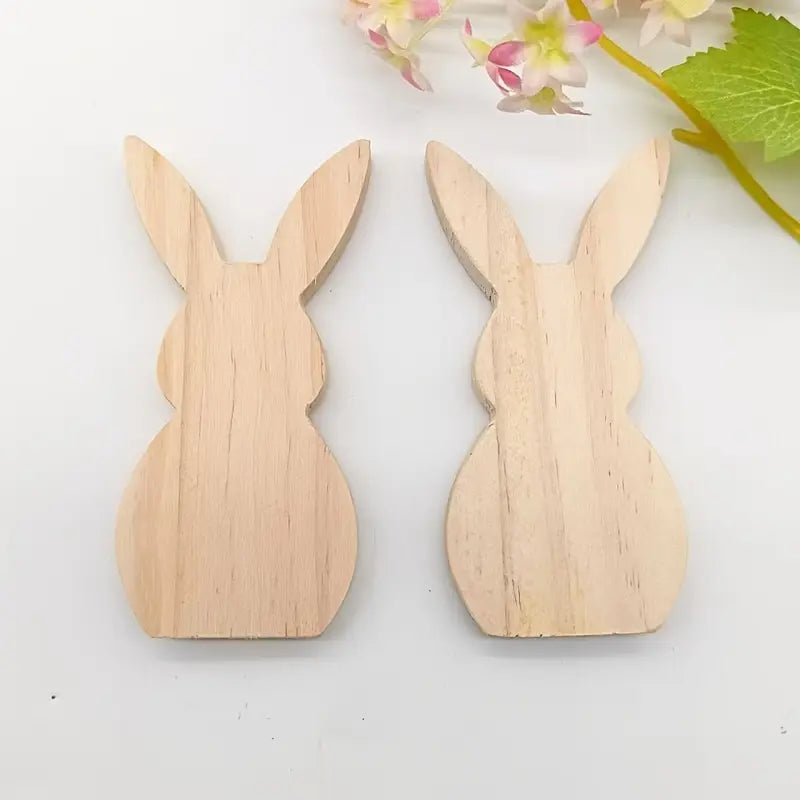 NaturStyle - Naturlige kaninfigurer lavet af træ