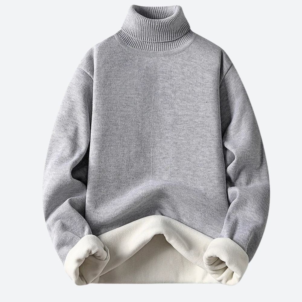 WinterLuxe - Rullekravetrøje til mænd | Elegance og varme til kolde dage