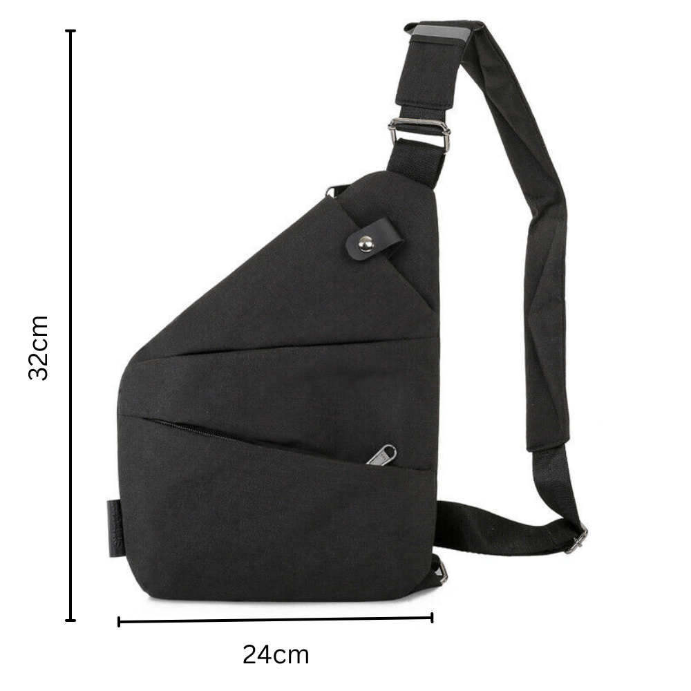 SafeCarry - let crossbody-taske med tyverisikring