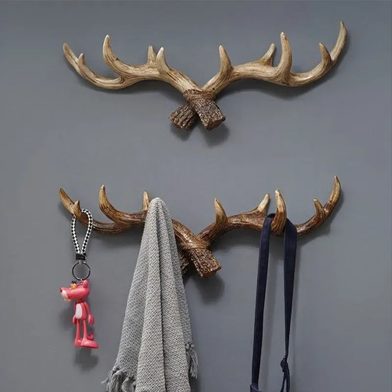 RustikaHanger - Vintage knagerække i gevir - Retro knage til husets entré og gang