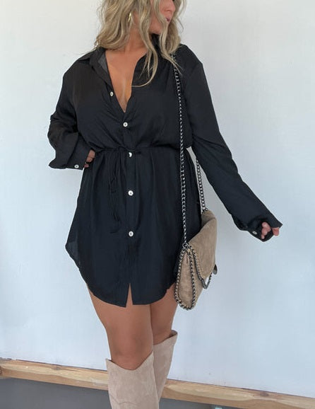 ChicEase - Satinsæt | Stilfuldt langærmet outfit til enhver lejlighed