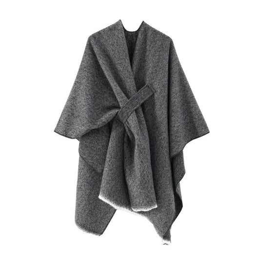 Mery - poncho i kashmir | Elegance møder hyggelig komfort
