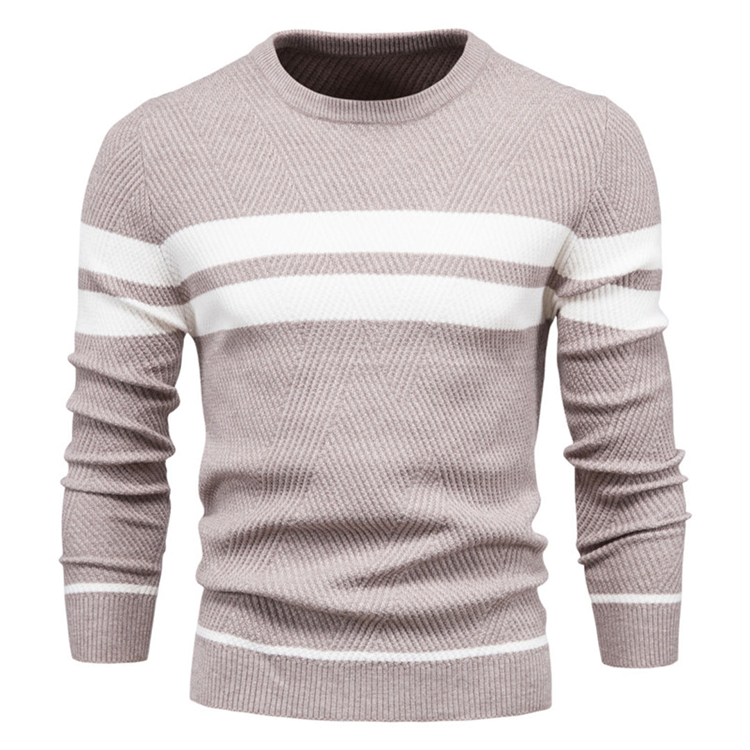 ElegantFit - Strikket trøje med rund hals