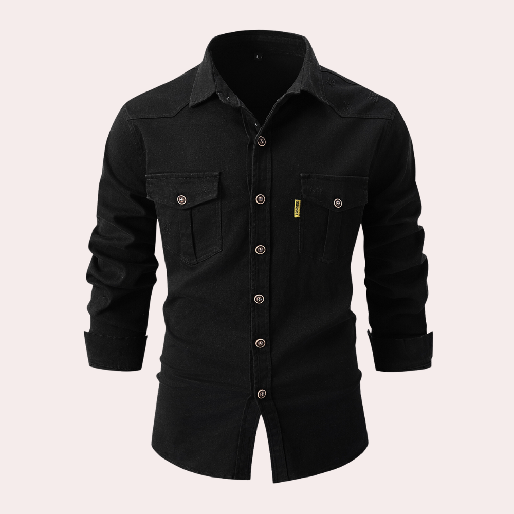 ComfortWear - Casual poloshirt til mænd med lommer | Stil møder funktion