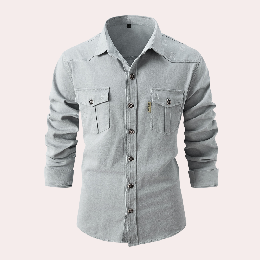ComfortWear - Casual poloshirt til mænd med lommer | Stil møder funktion