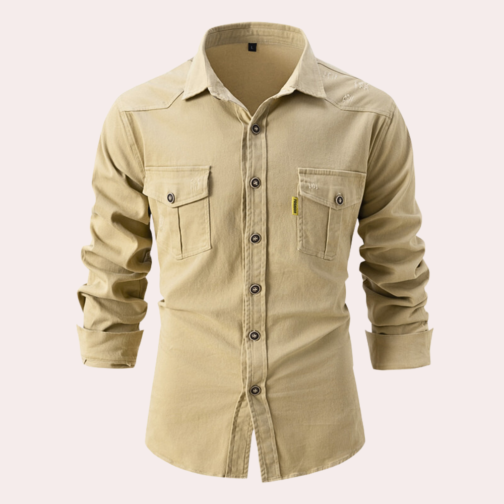 ComfortWear - Casual poloshirt til mænd med lommer | Stil møder funktion