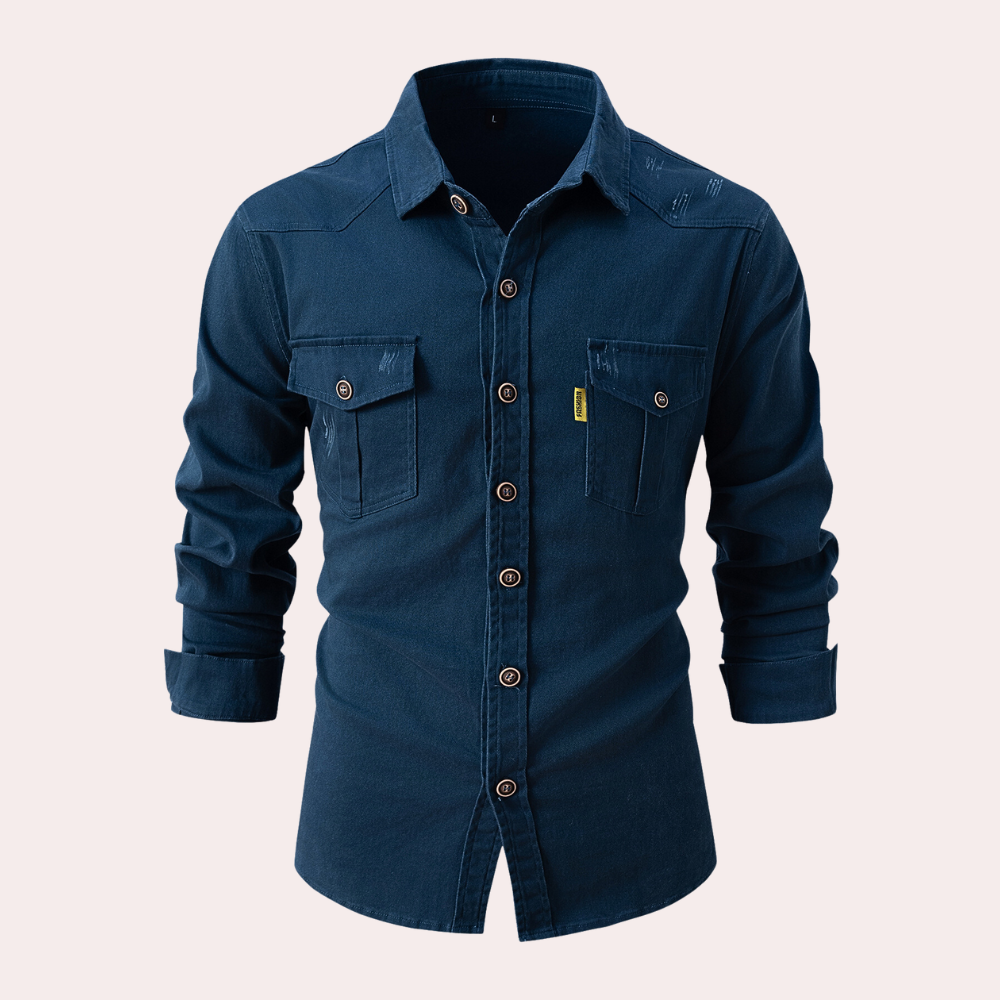 ComfortWear - Casual poloshirt til mænd med lommer | Stil møder funktion