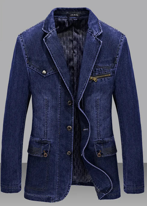 Adrian - klassisk denimjakke til mænd til enhver lejlighed