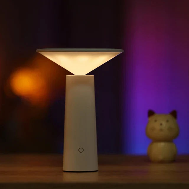 Moderne Dimbare Bordlampe Uden Ledning med Berøringssensor til Indendørs og Udendørs Brug - Aluminium Design-3