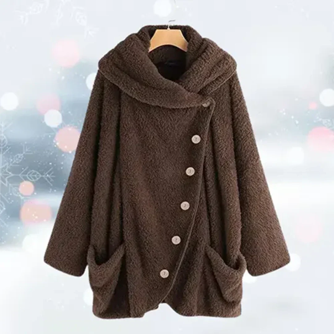 CozyChic - Vintercardigan med hætte til damer | Hyggelig, varm beskyttelse til stilfulde dage
